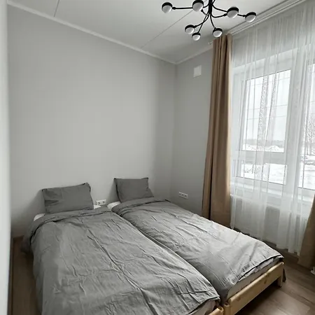 Modern 4-room Compact Flat With Parking In Riga Dreilini (Stopini)